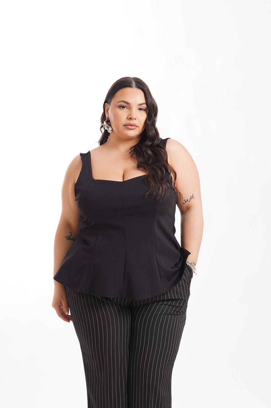 Corpetto Marsilia Nero