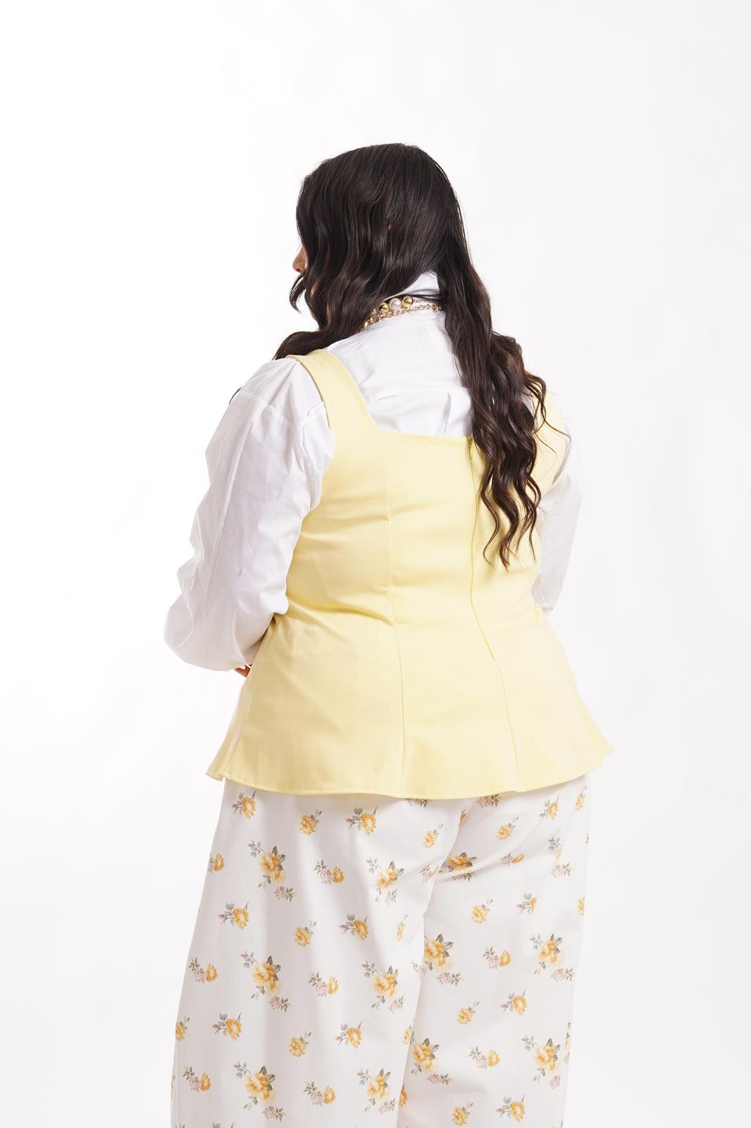 Corpetto Marsilia Giallo