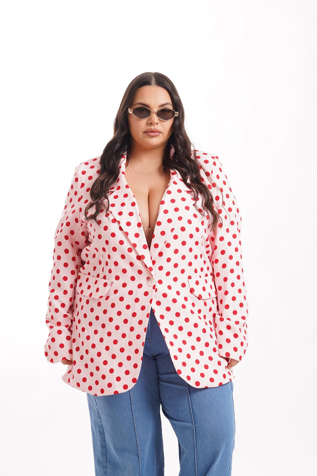 Giacca Pois Mely Rosa