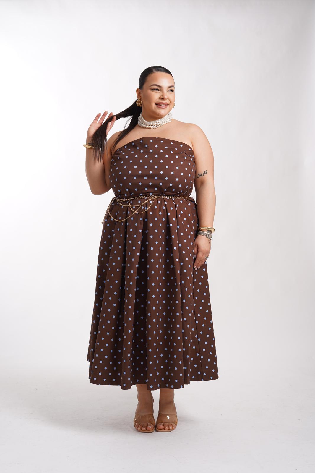 Abito Madame Marrone