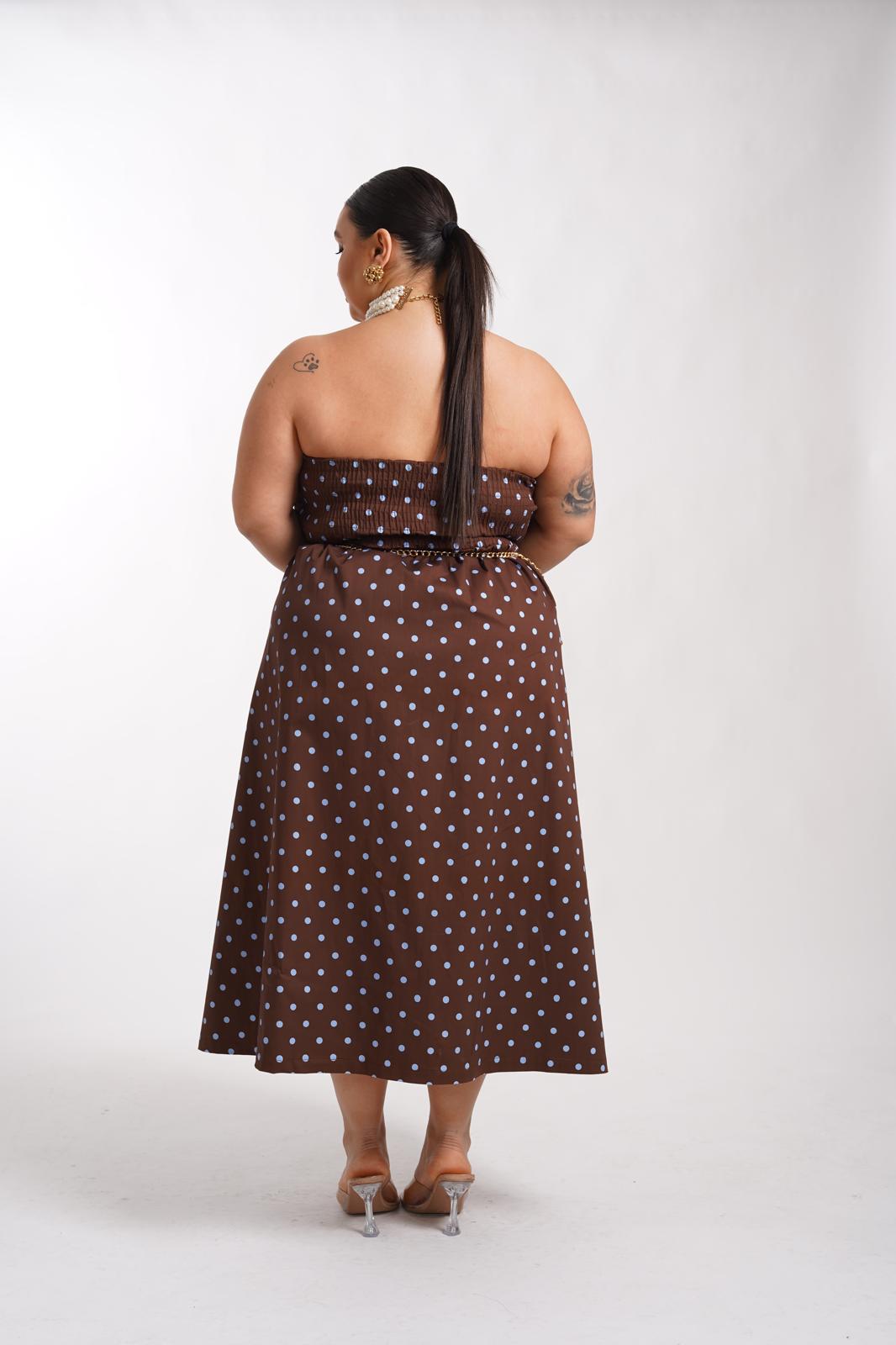 Abito Madame Marrone