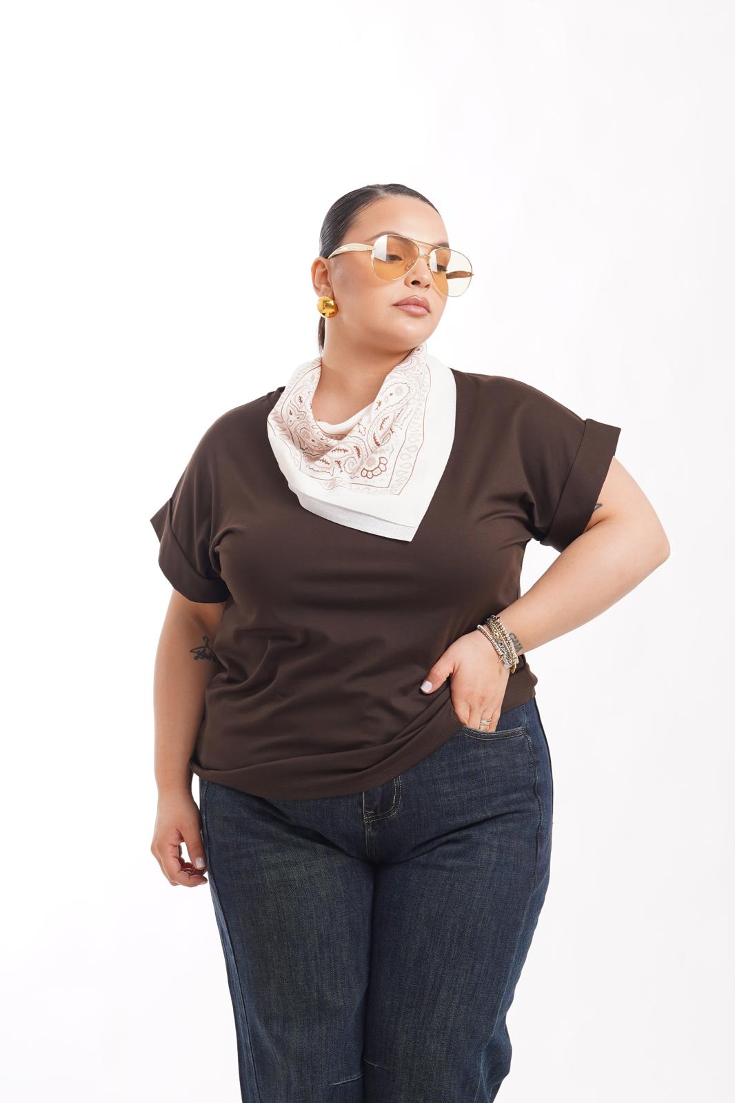 Maglia Bandana Marrone