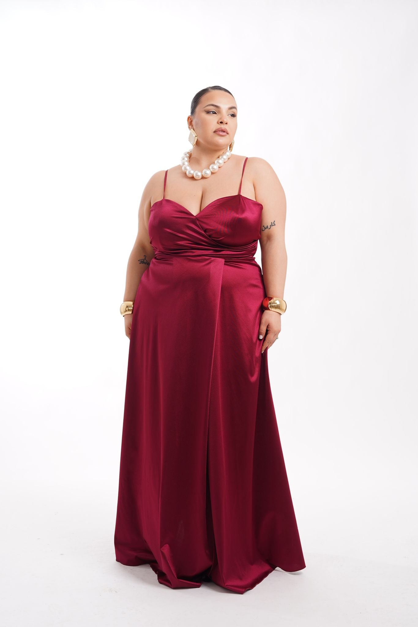 Abito Fall In Love Bordeaux