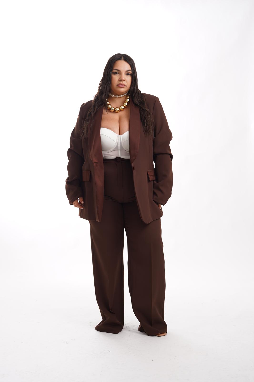 Tailleur Station Marrone