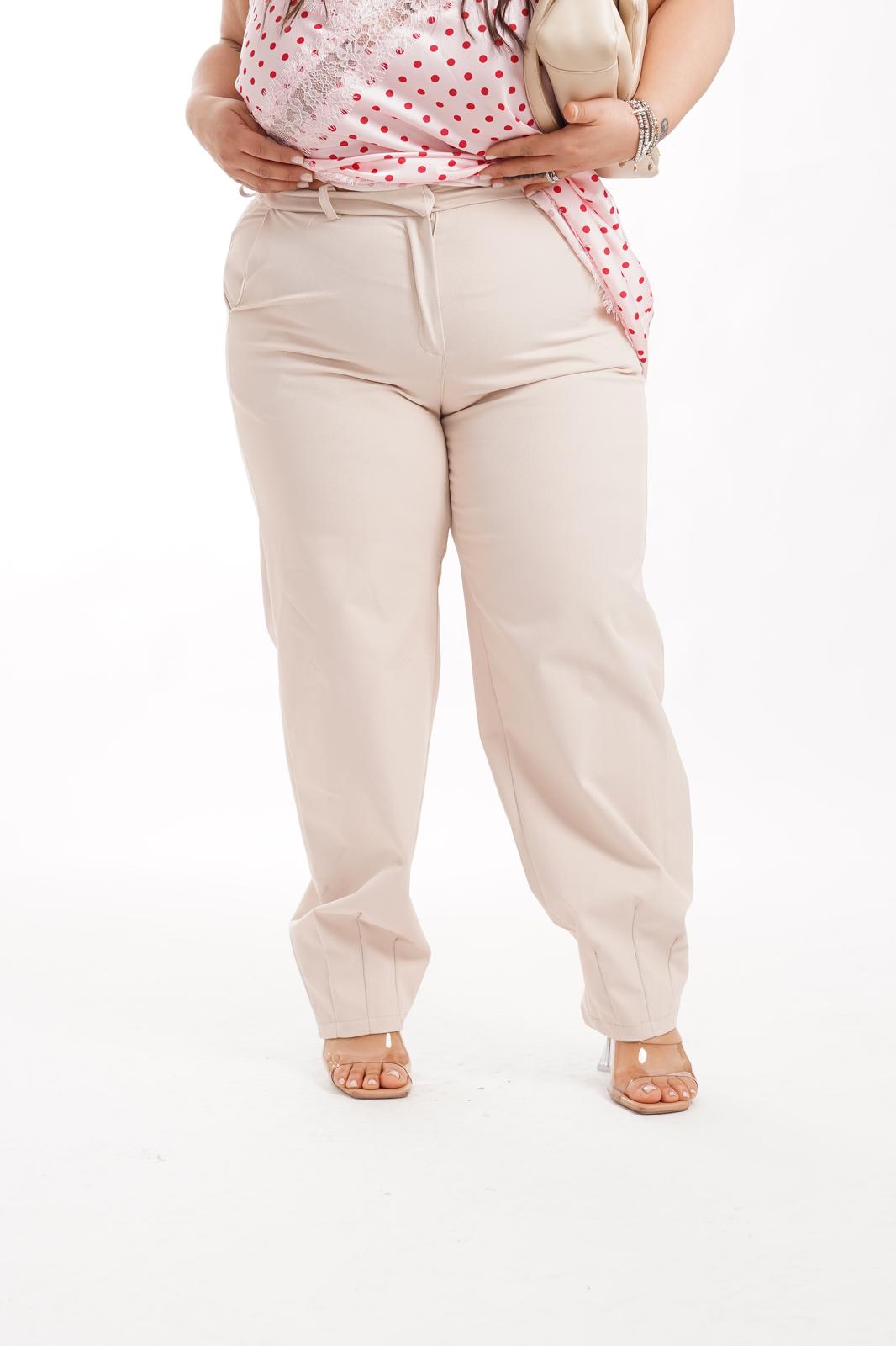 Pantalone Moda Panna