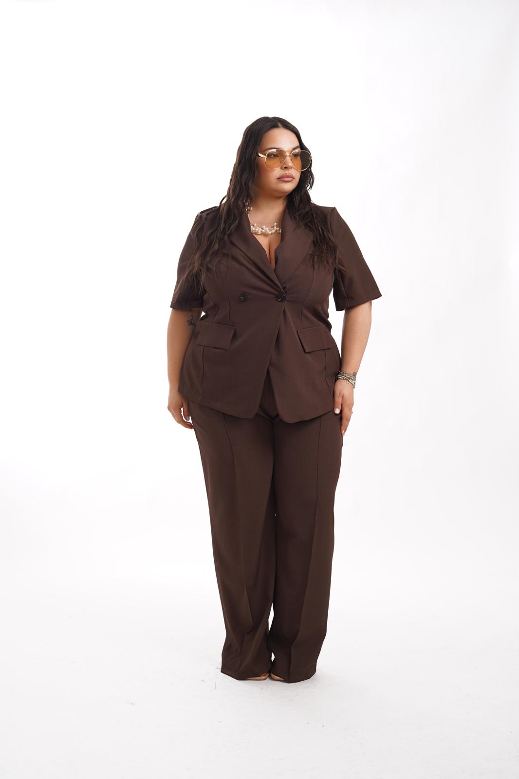 Tailleur Alice Marrone