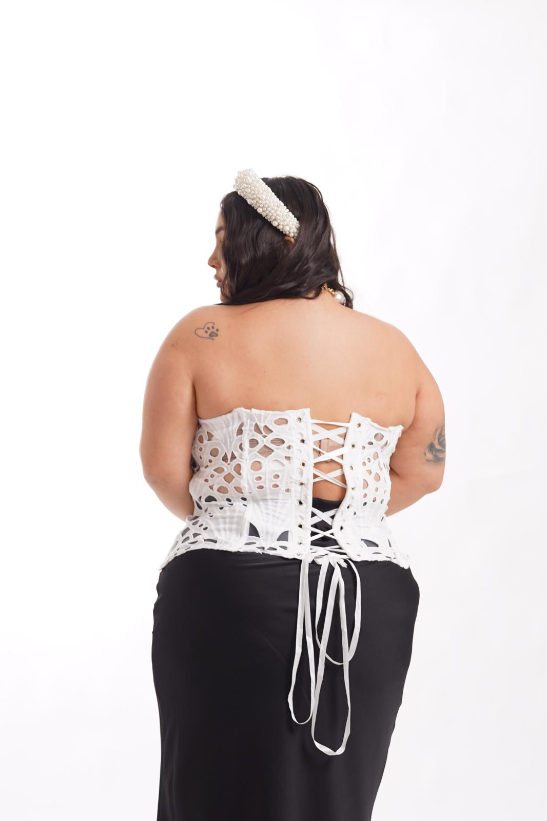 Corsetto Hole Bianco