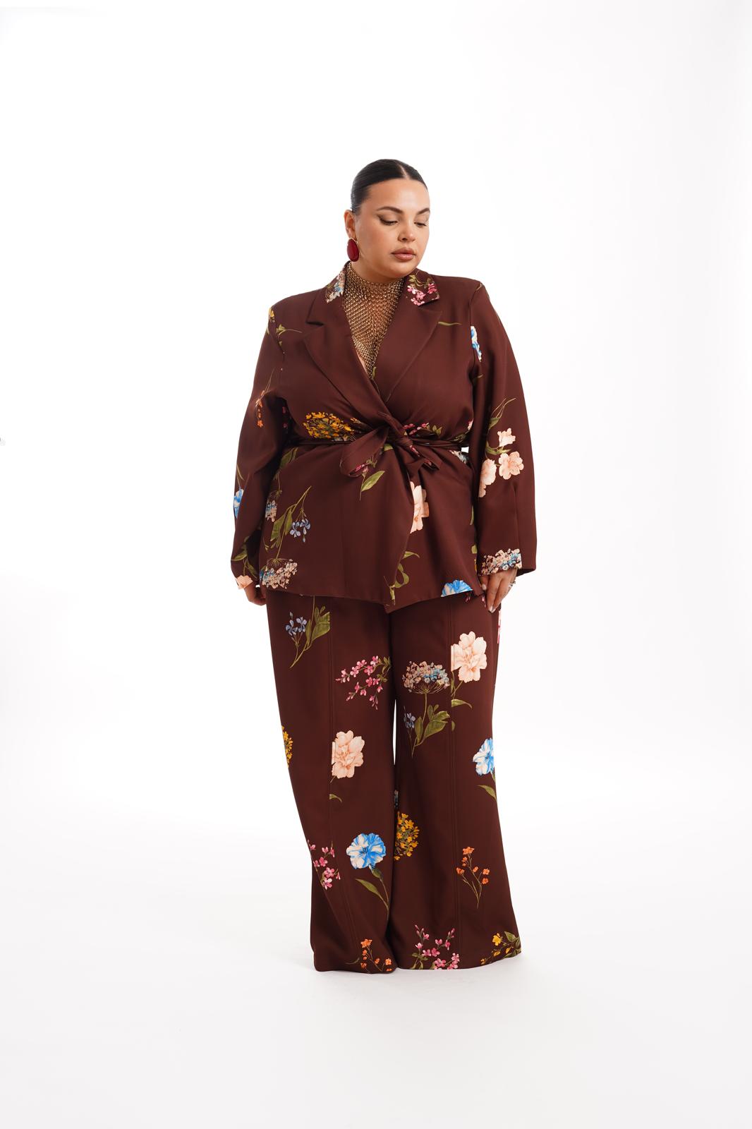 Tailleur Garden Marrone