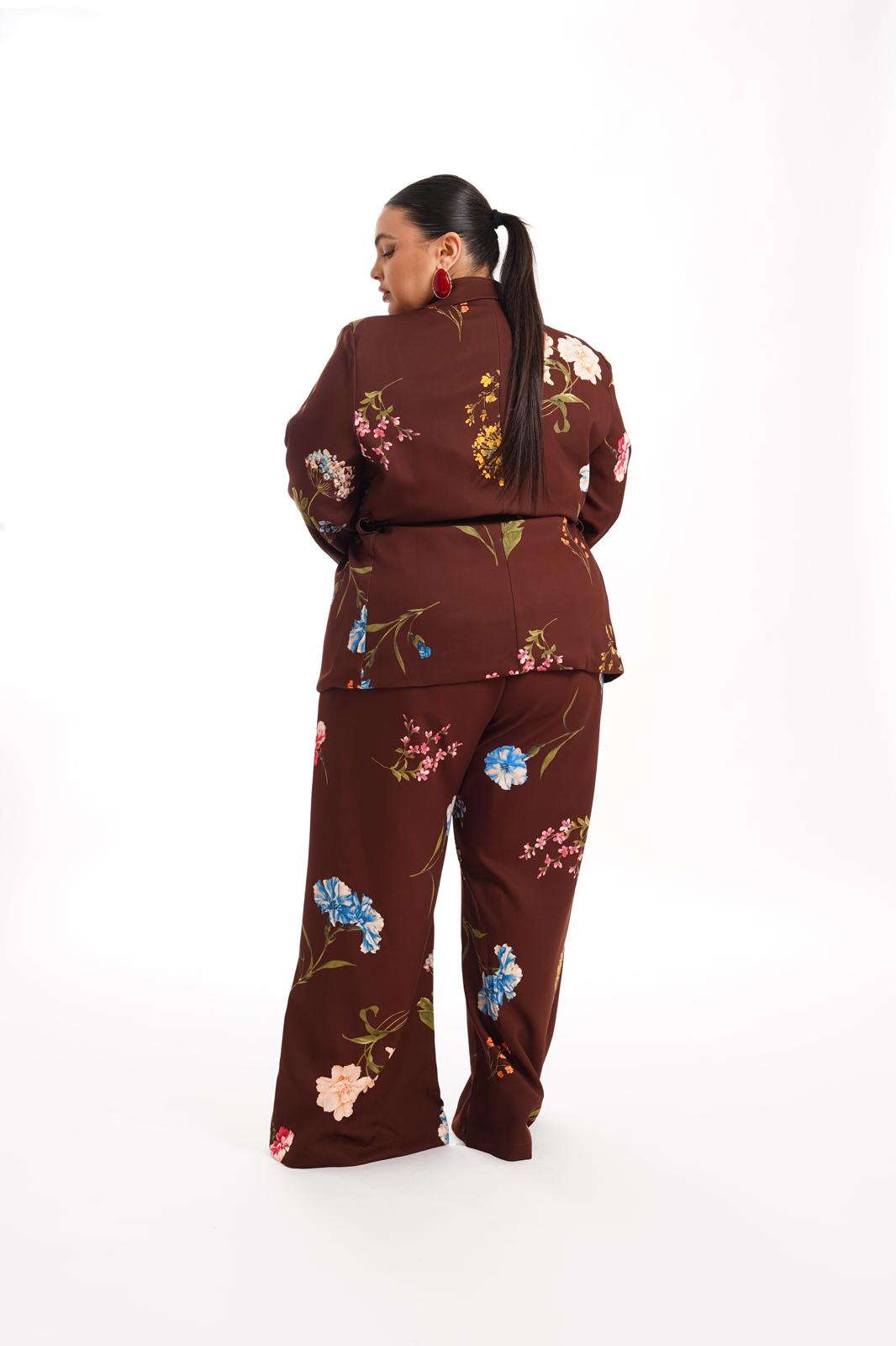 Tailleur Garden Marrone