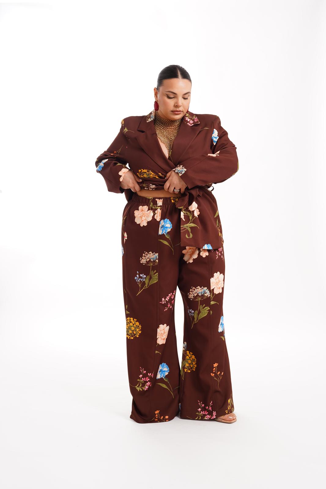 Tailleur Garden Marrone