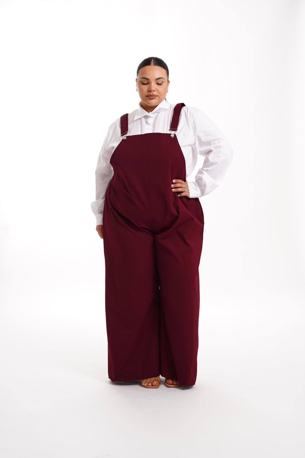 Salopette Betty Bordeaux