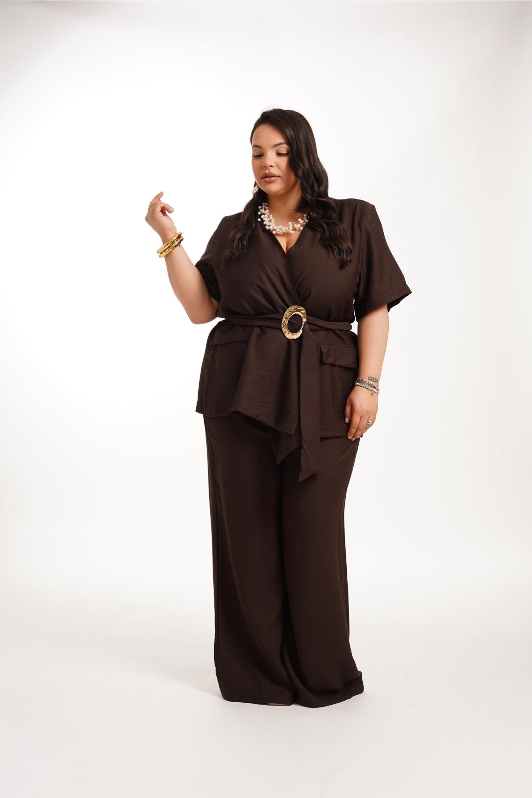 Tailleur Just West Marrone