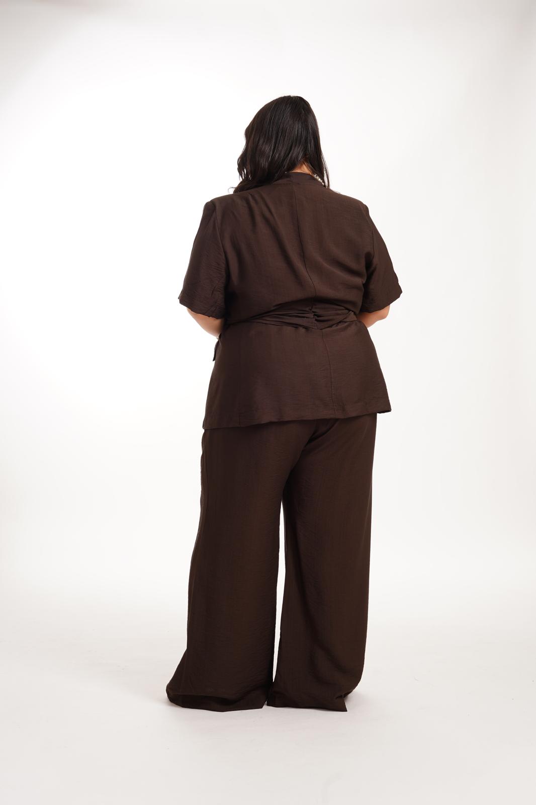 Tailleur Just West Marrone