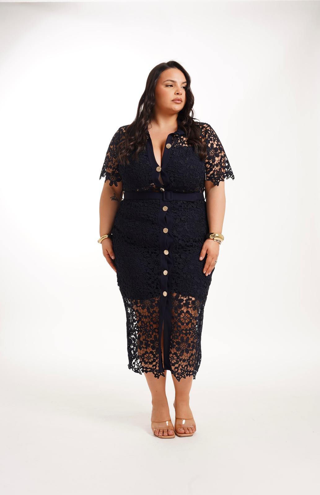 Dress Longuette Blu