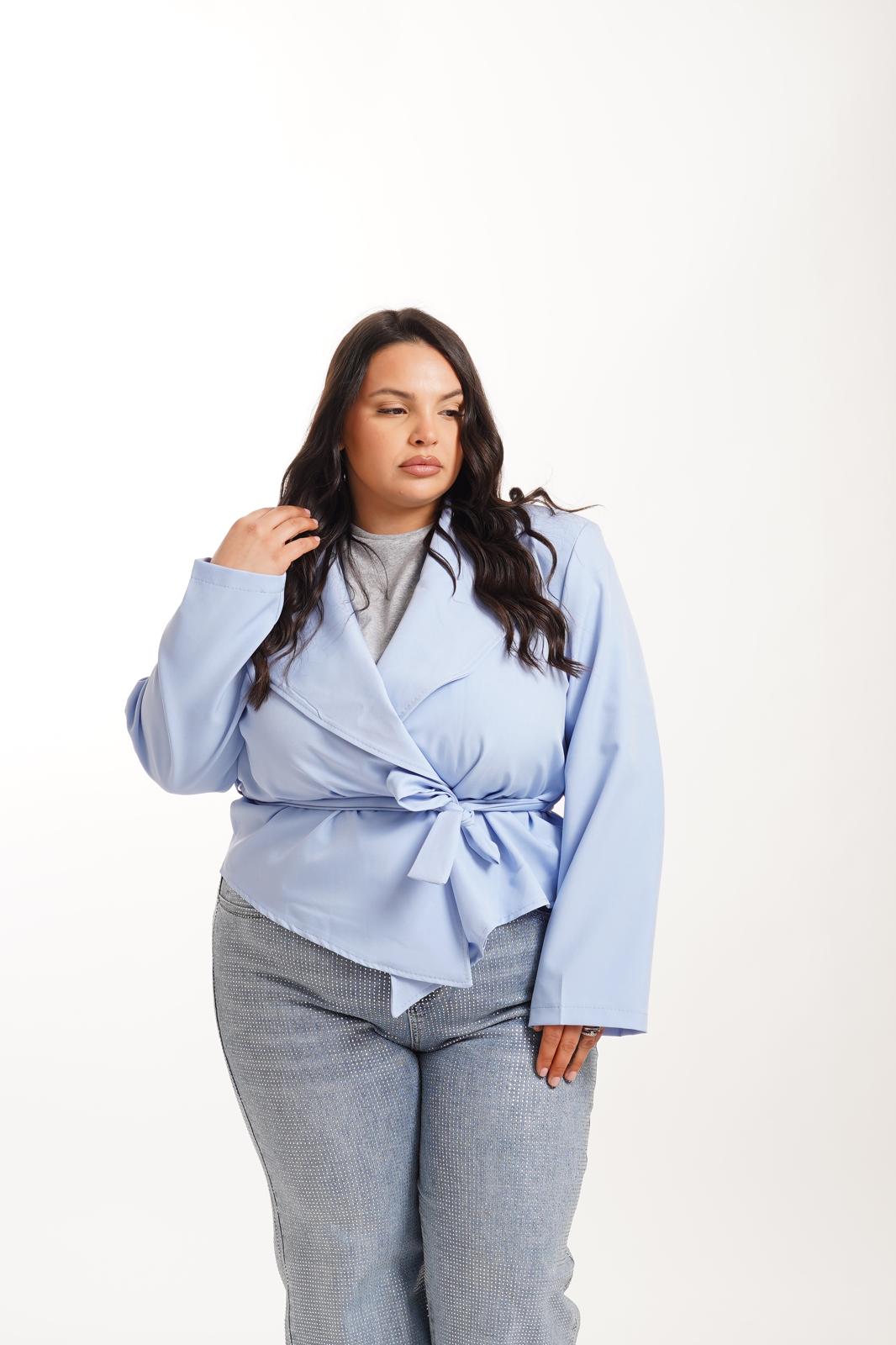 Trench Paige Azzurro