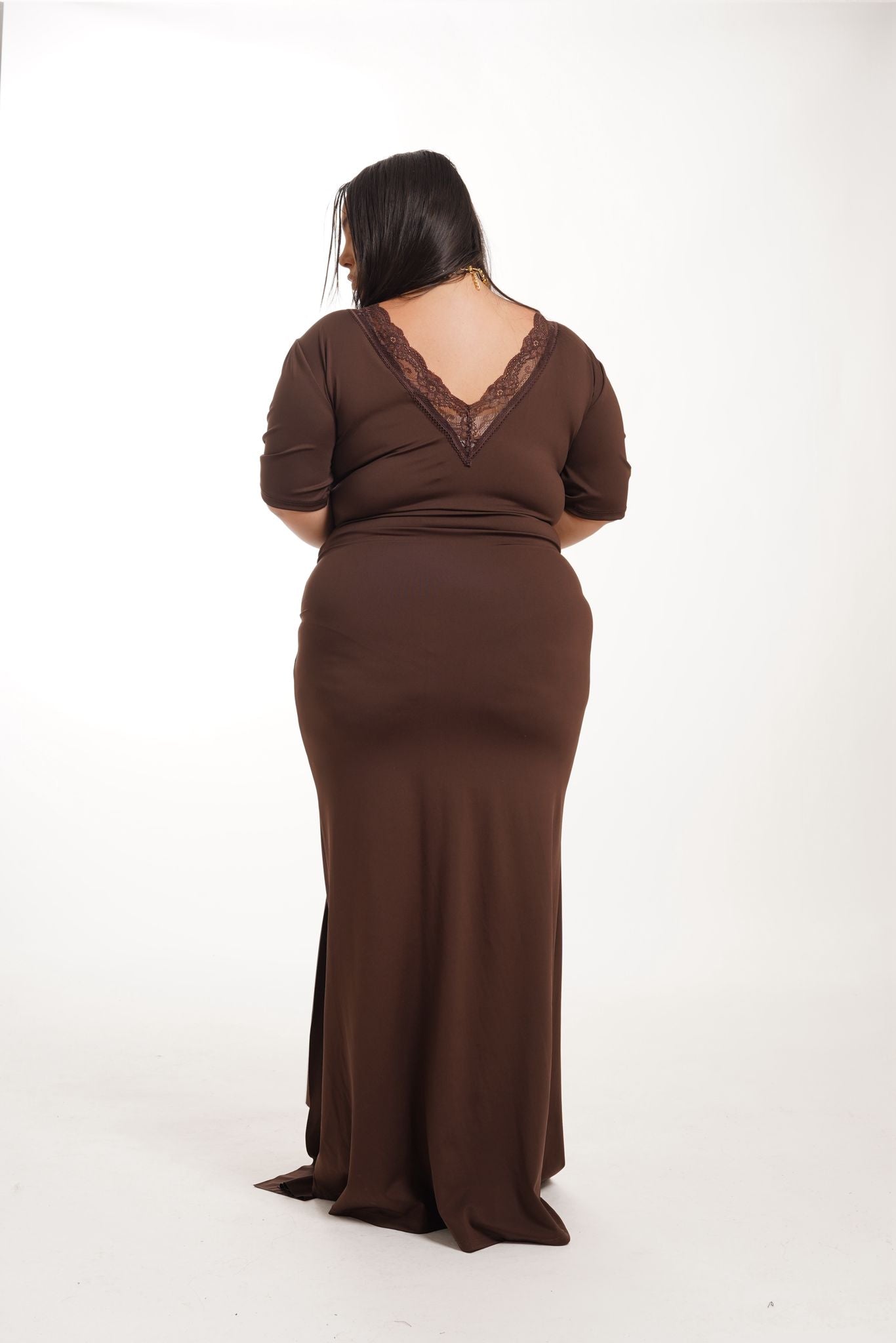 Dress Eva Marrone