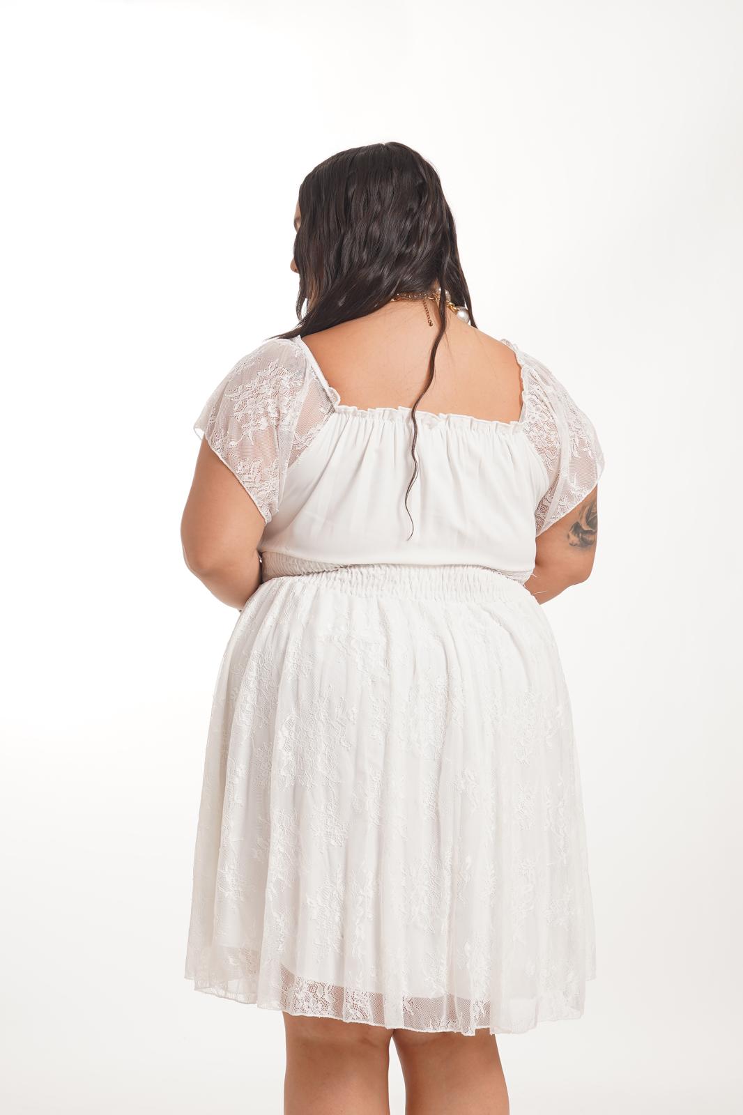 Minidress Bride Bianco