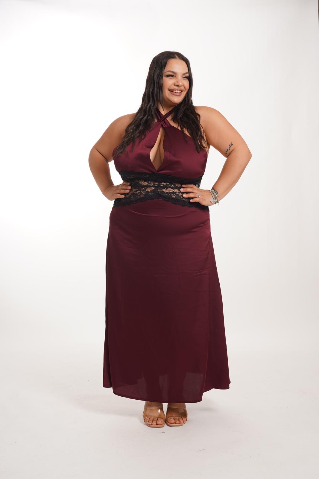 Dress Eleonora Bordeaux
