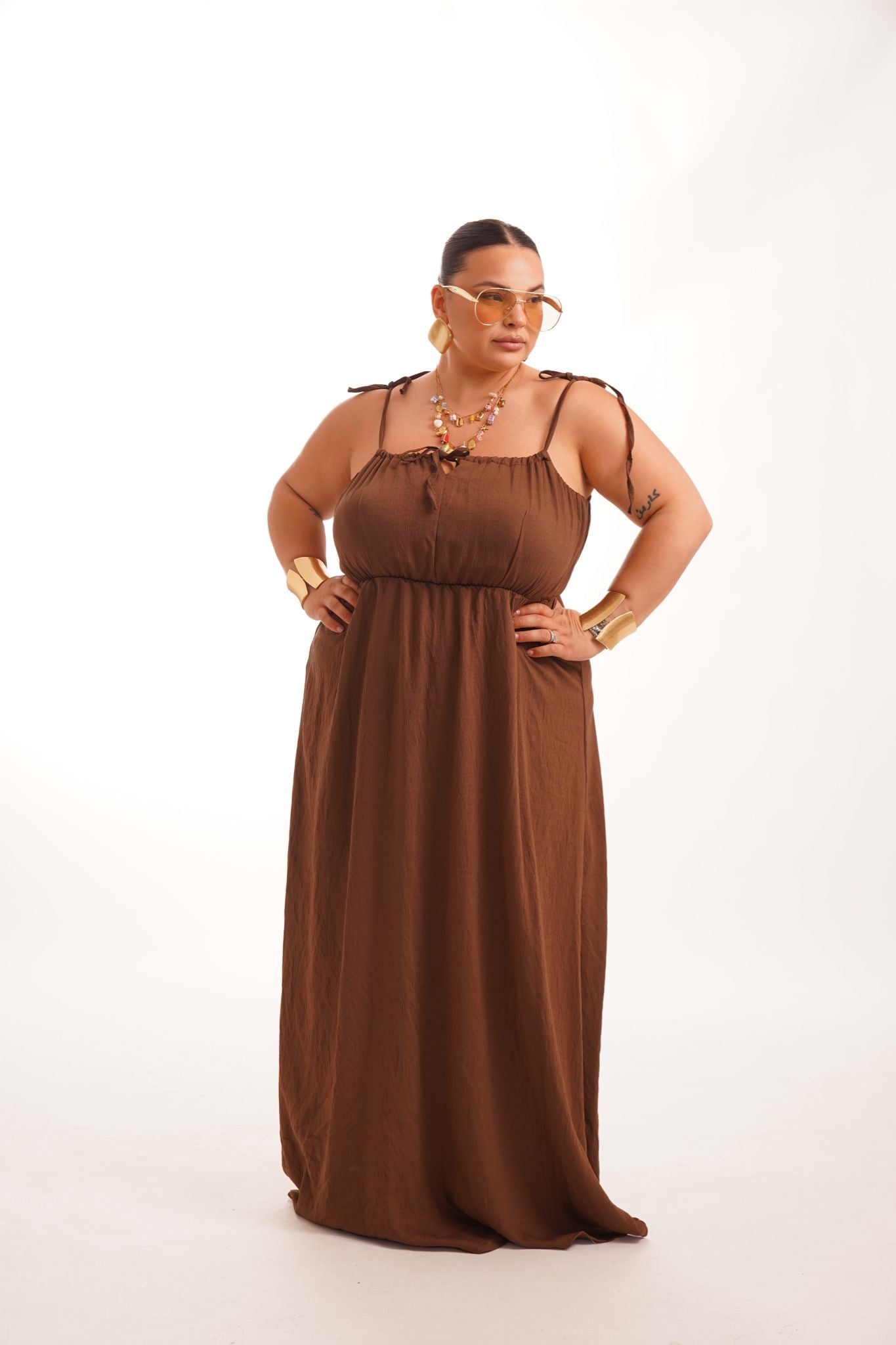 Dress Mirea Marrone
