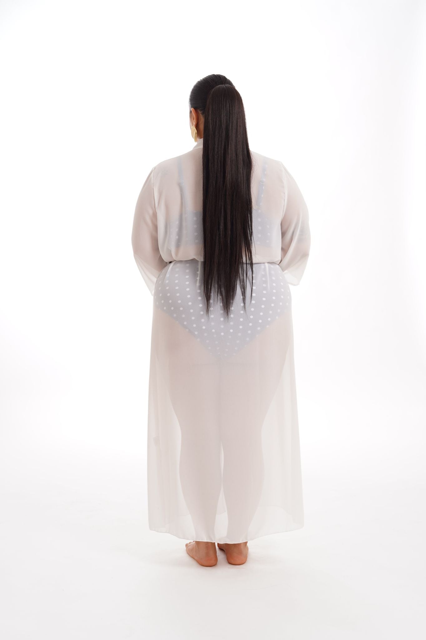 Copricostume Kimono Bianco