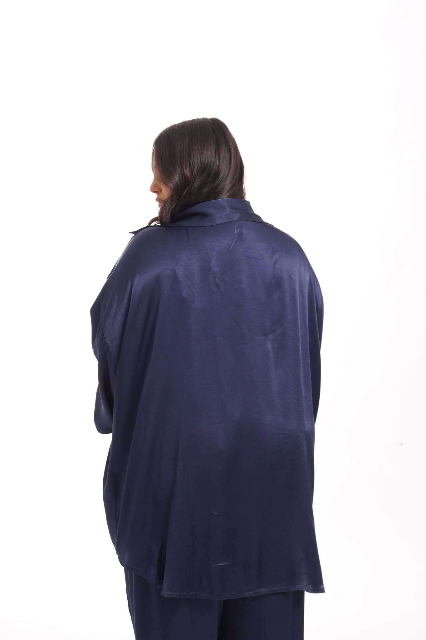 Camicia Satine Blu