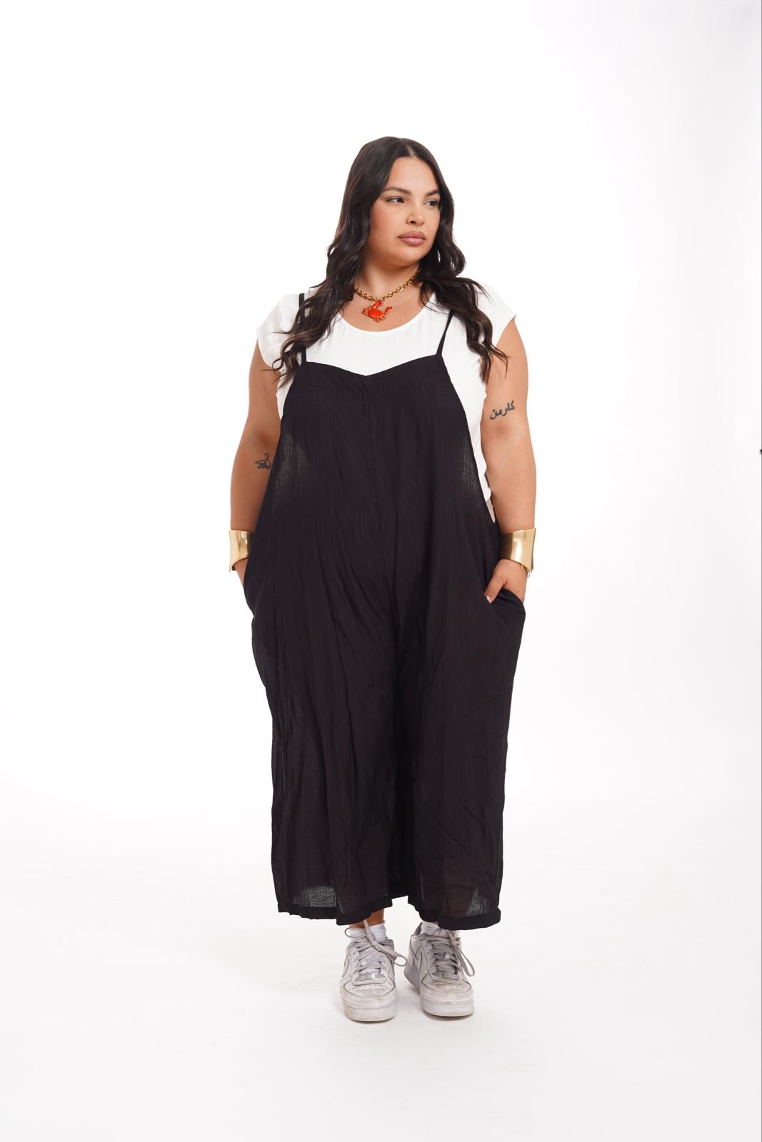 Tuta Con Shirt Nero
