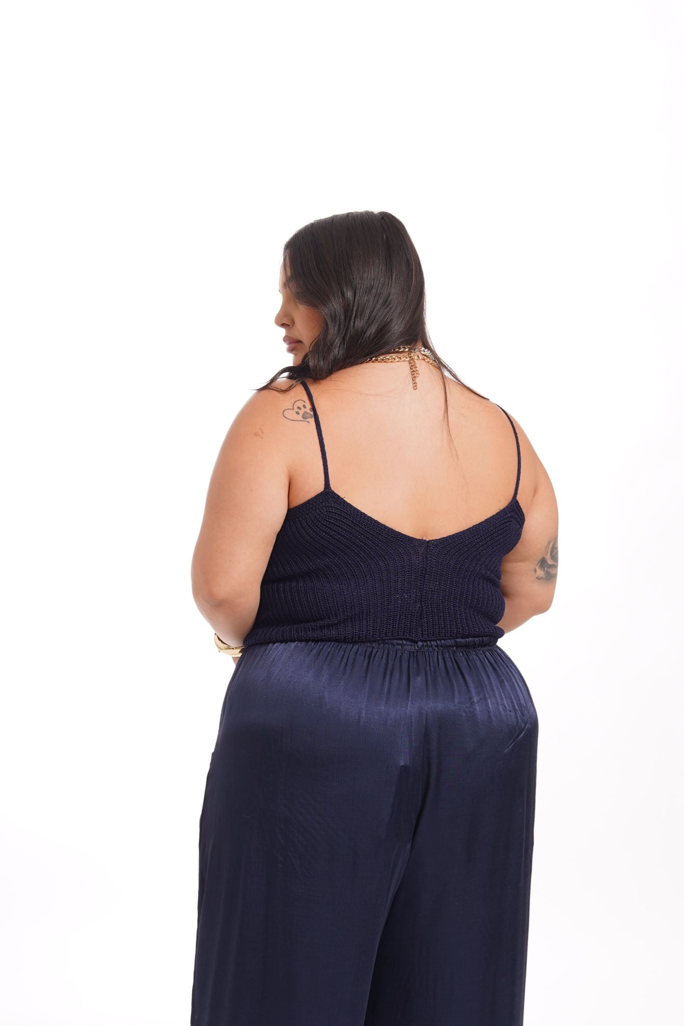 Top In Filo Blu