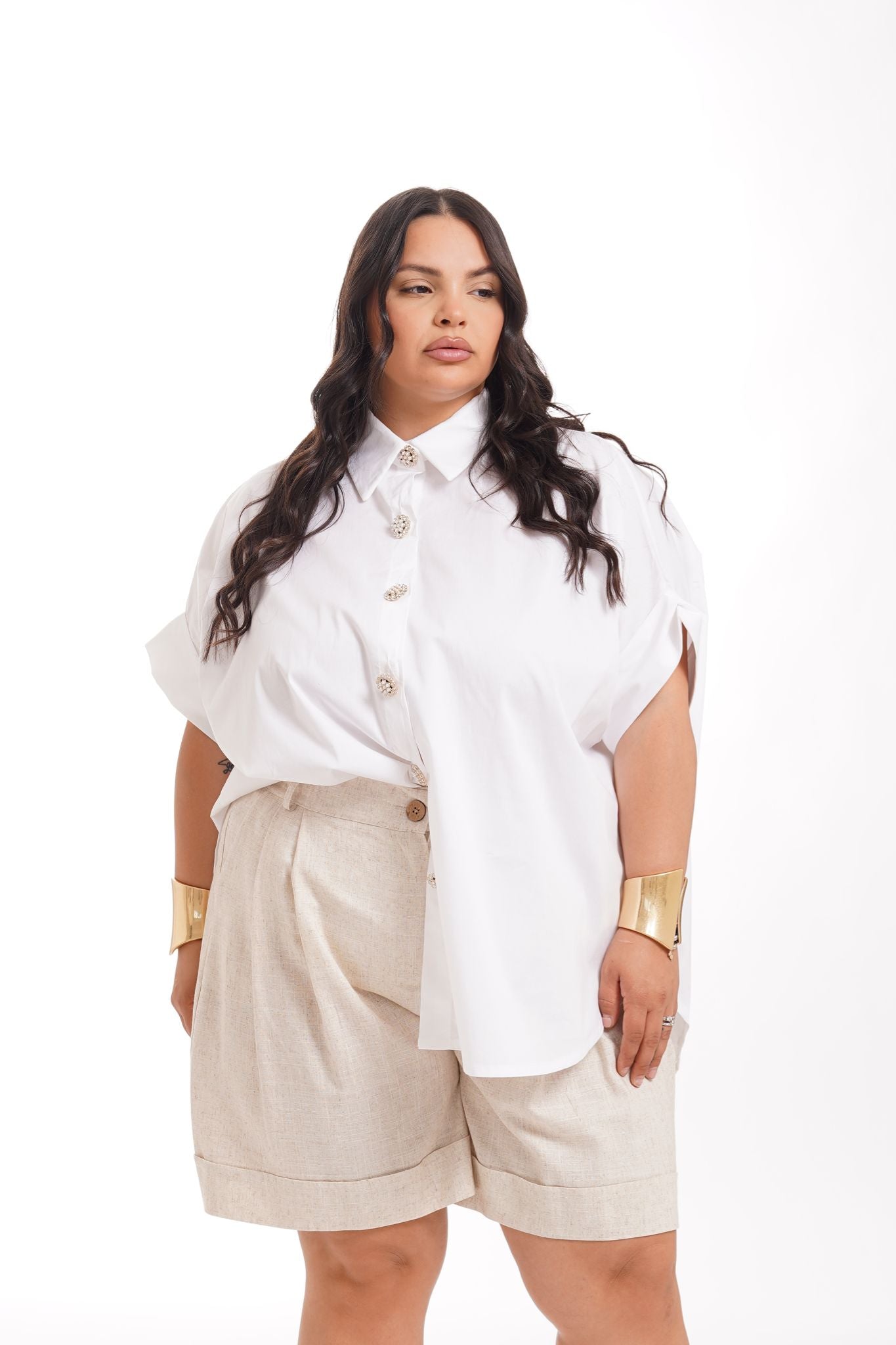 Camicia Diamante Bianco