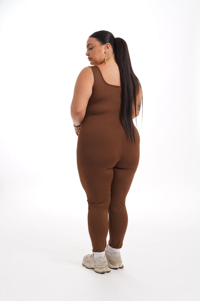 Tuta Intera Second Skin Marrone