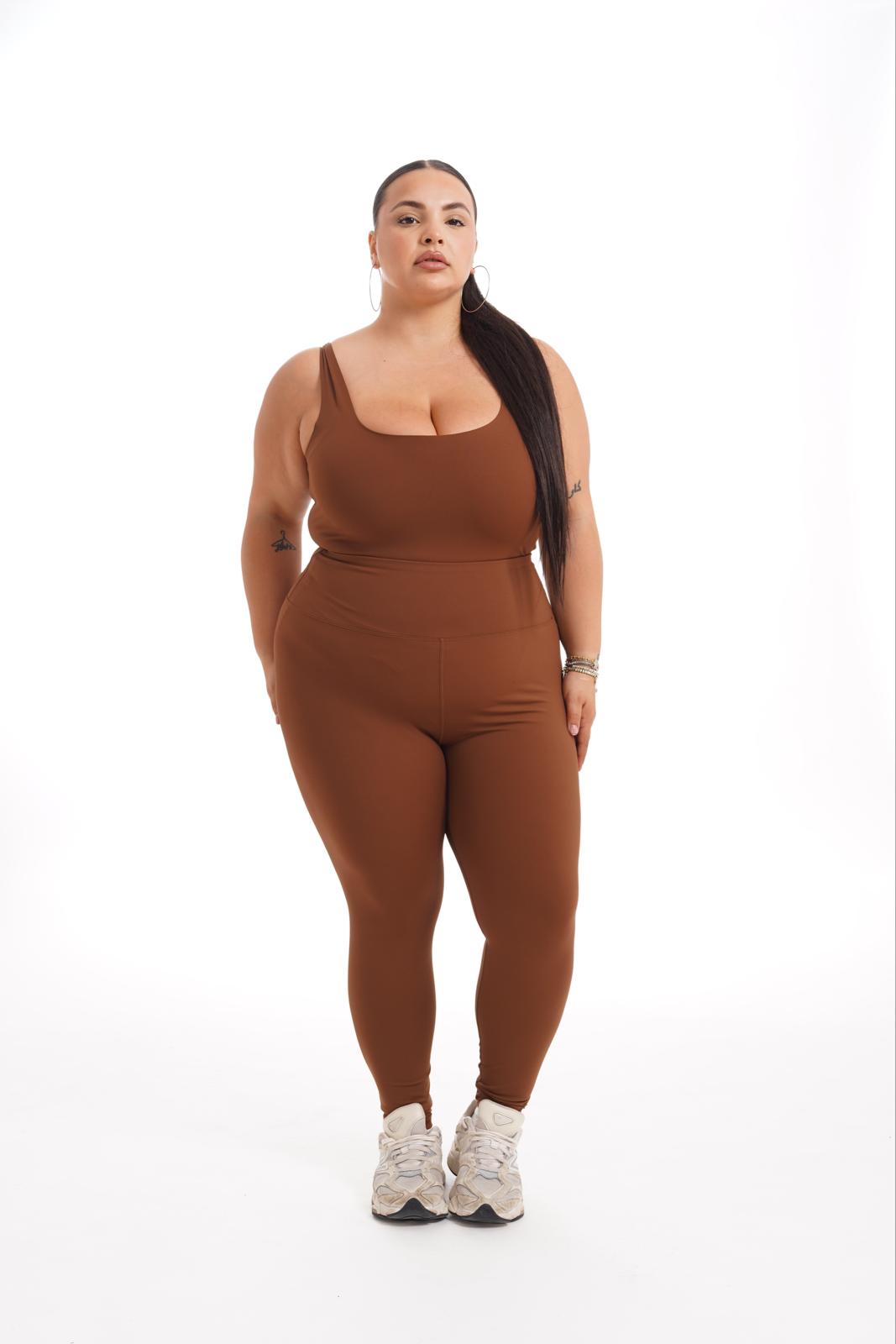 Leggings Dafne Marrone