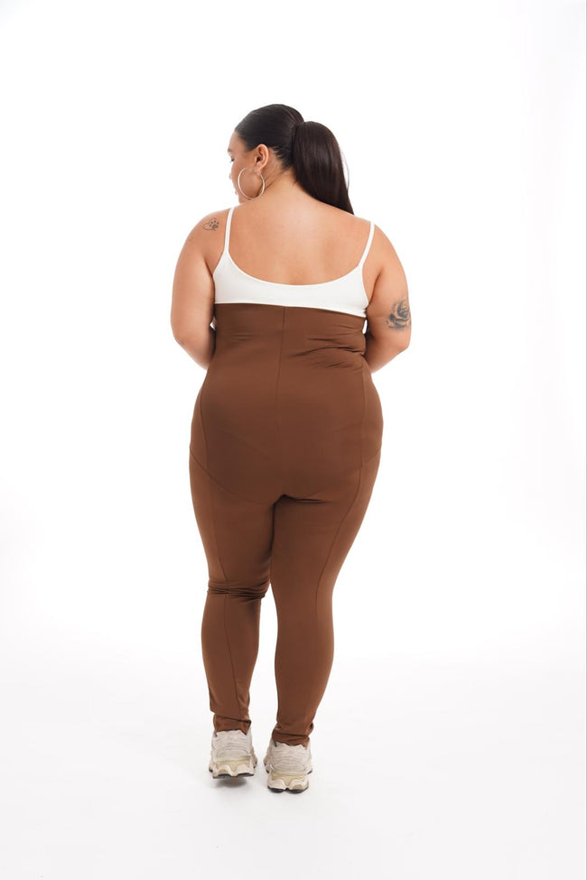 Tuta Intera Shape Marrone