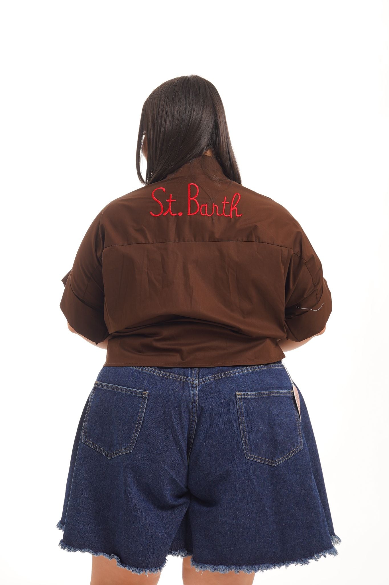 Camicia St-Barth Marrone