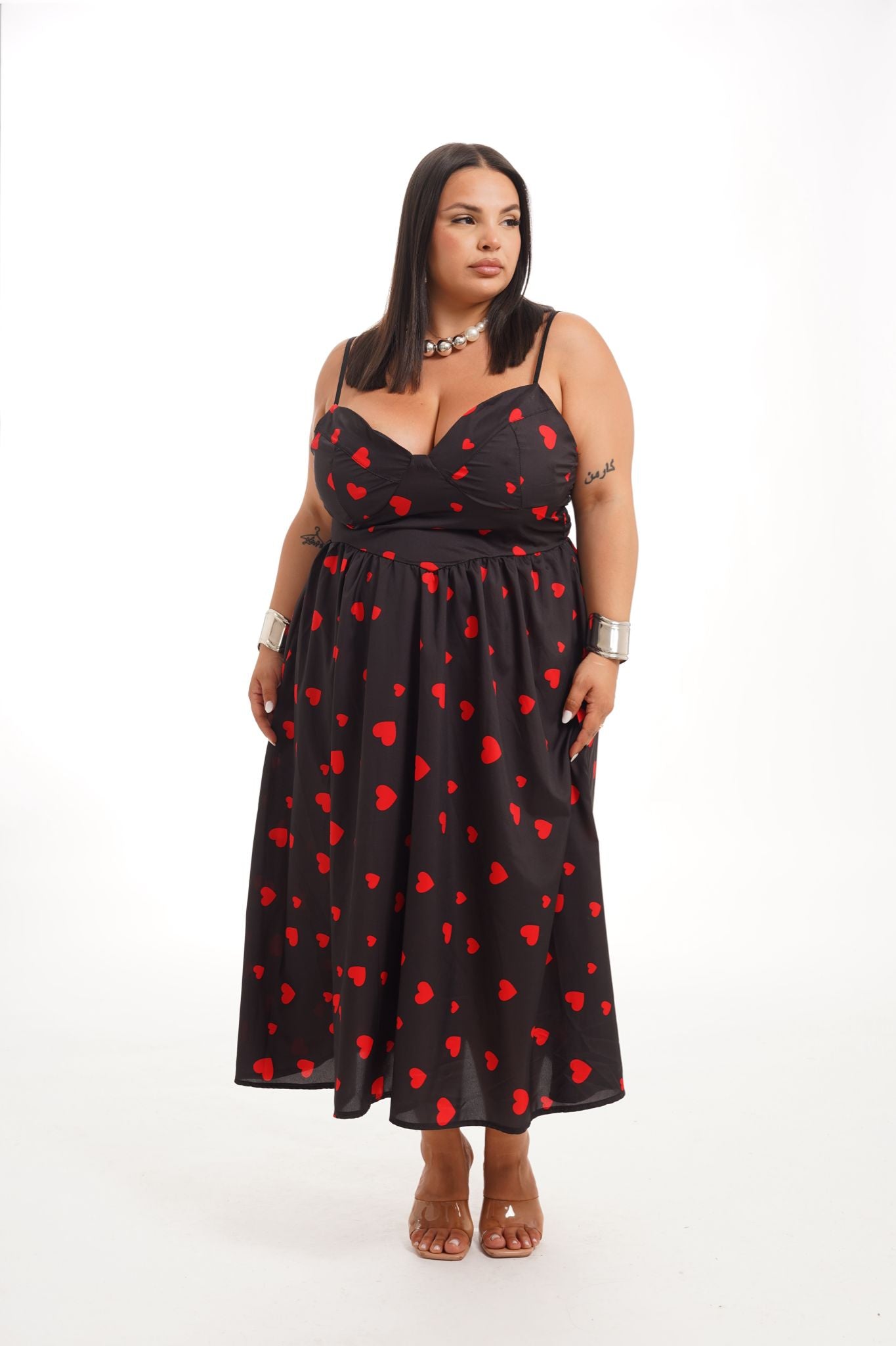 Dress Cuoricini Nero