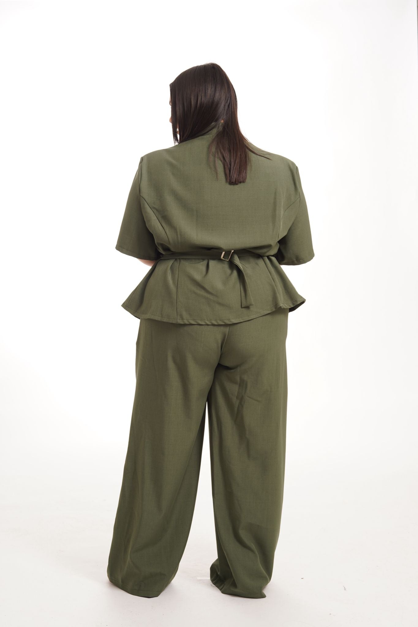 Tailleur Viral Verde Militare