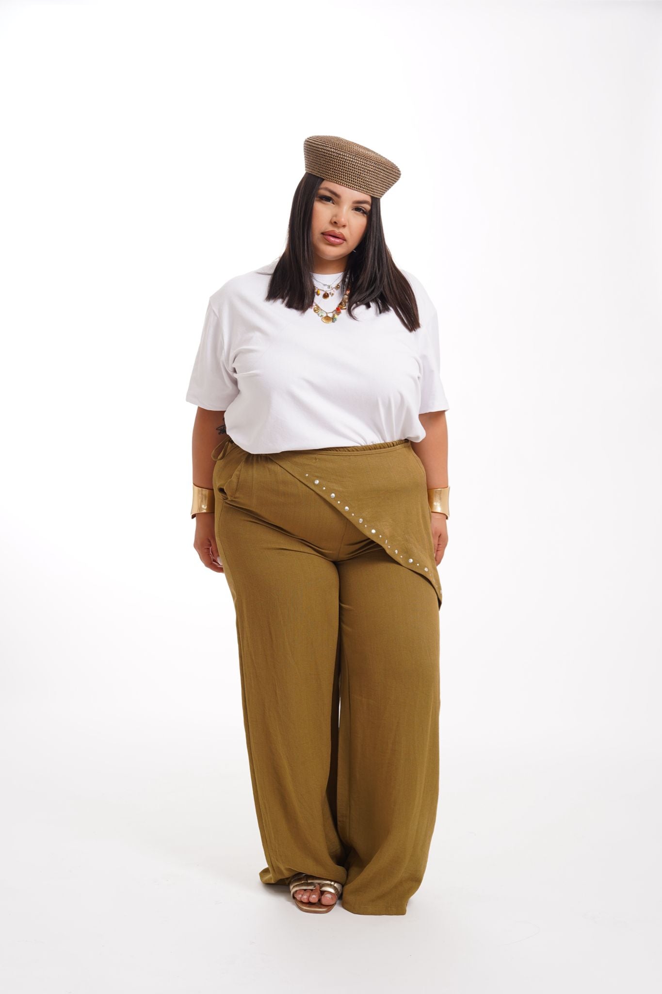 Coordinato Donna Pantalone\Bandana Verde