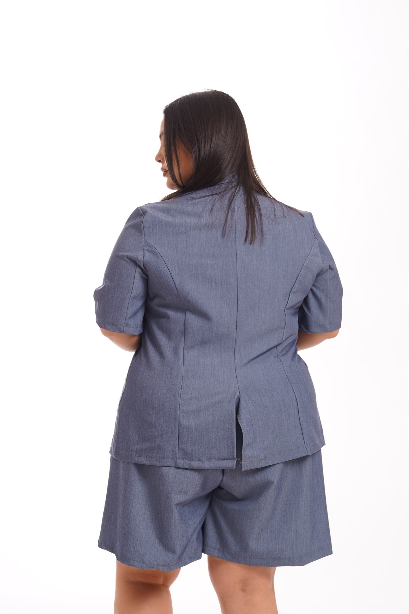 Coordinato Giacca+Bermuda Marlena Blu Jeans