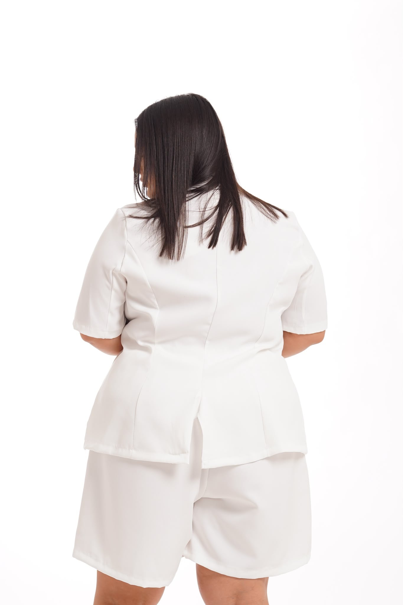 Coordinato Giacca+Bermuda Marlena Bianco