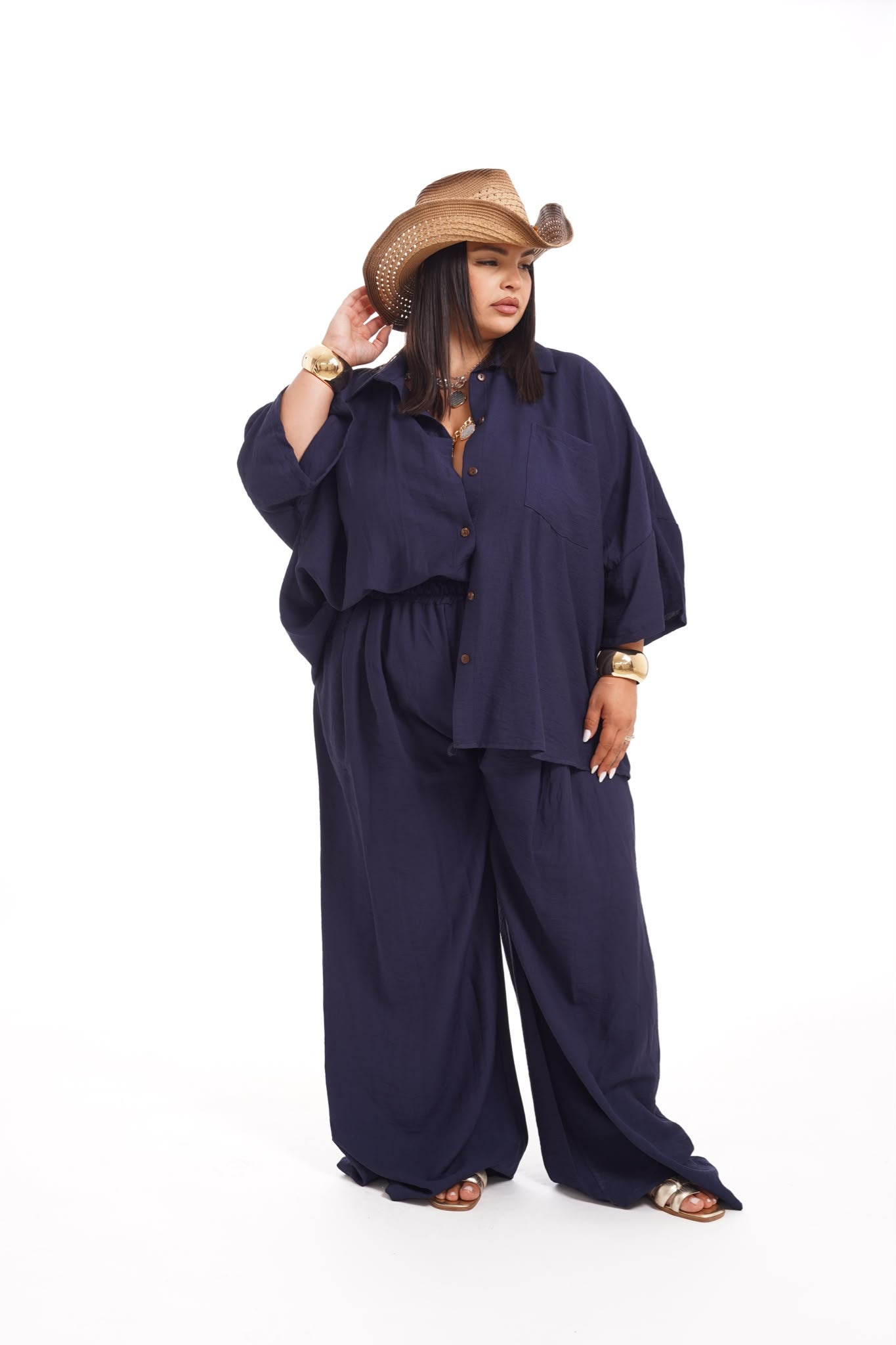 Coordinato 349 Silvia blu