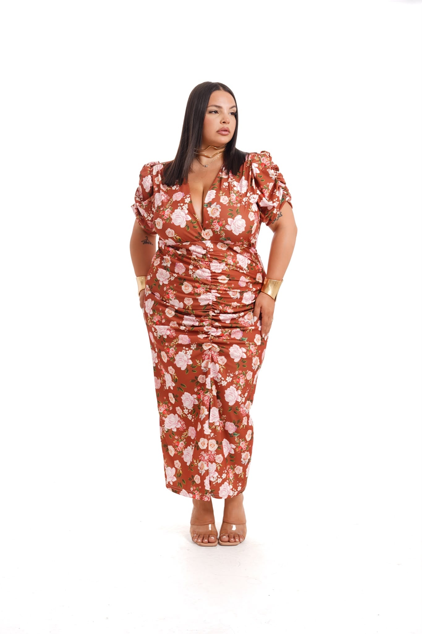 Dress Stefy Fiori Ruggine