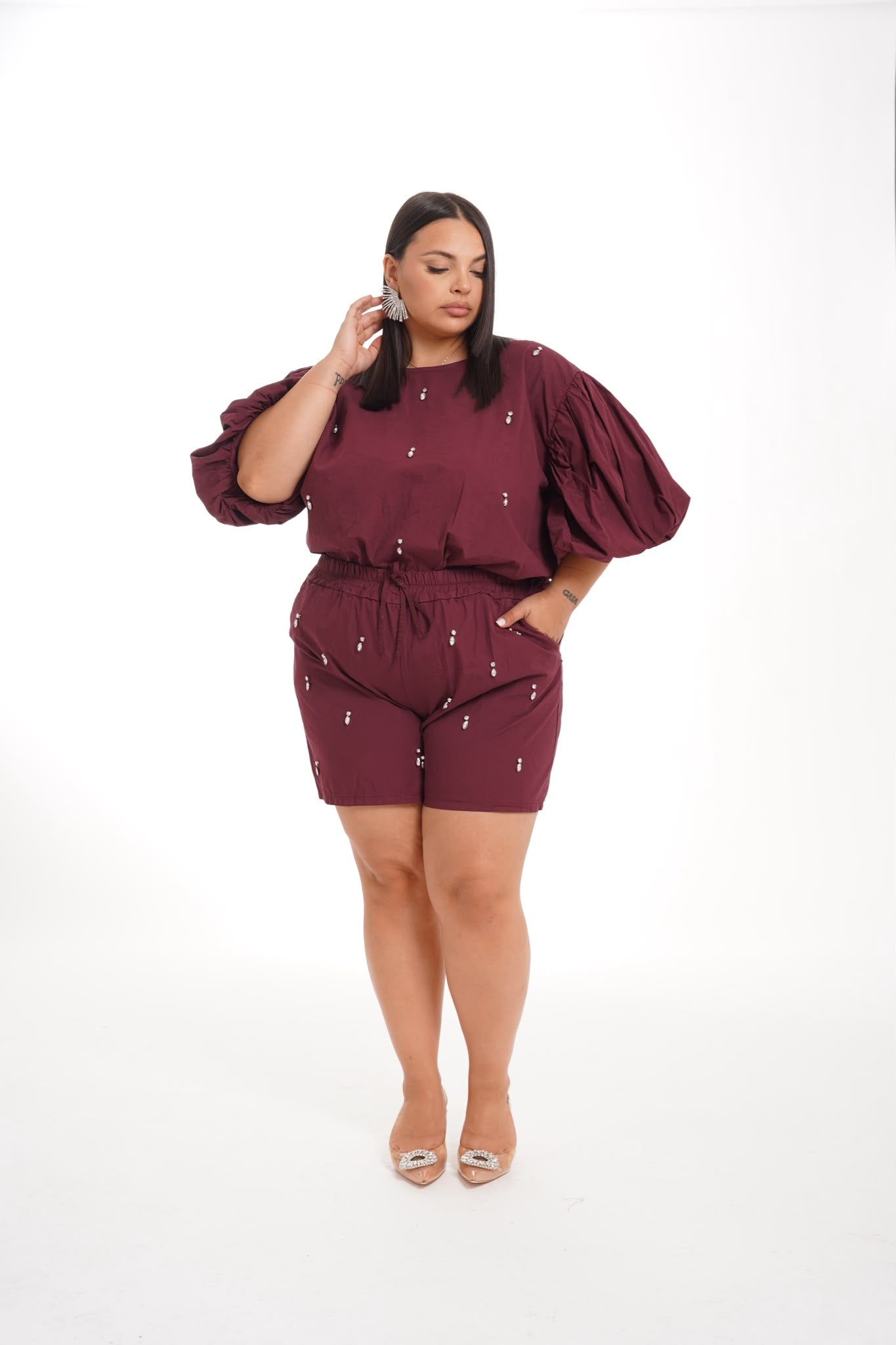 Coordinato Swarosky Bordeaux
