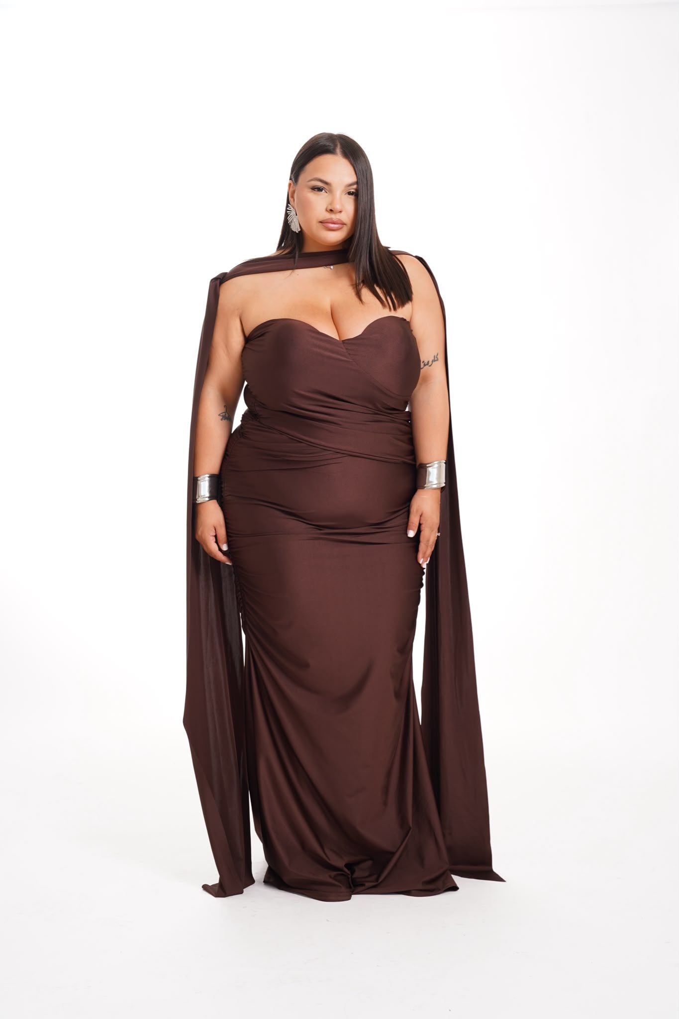 Dress Impero Marrone