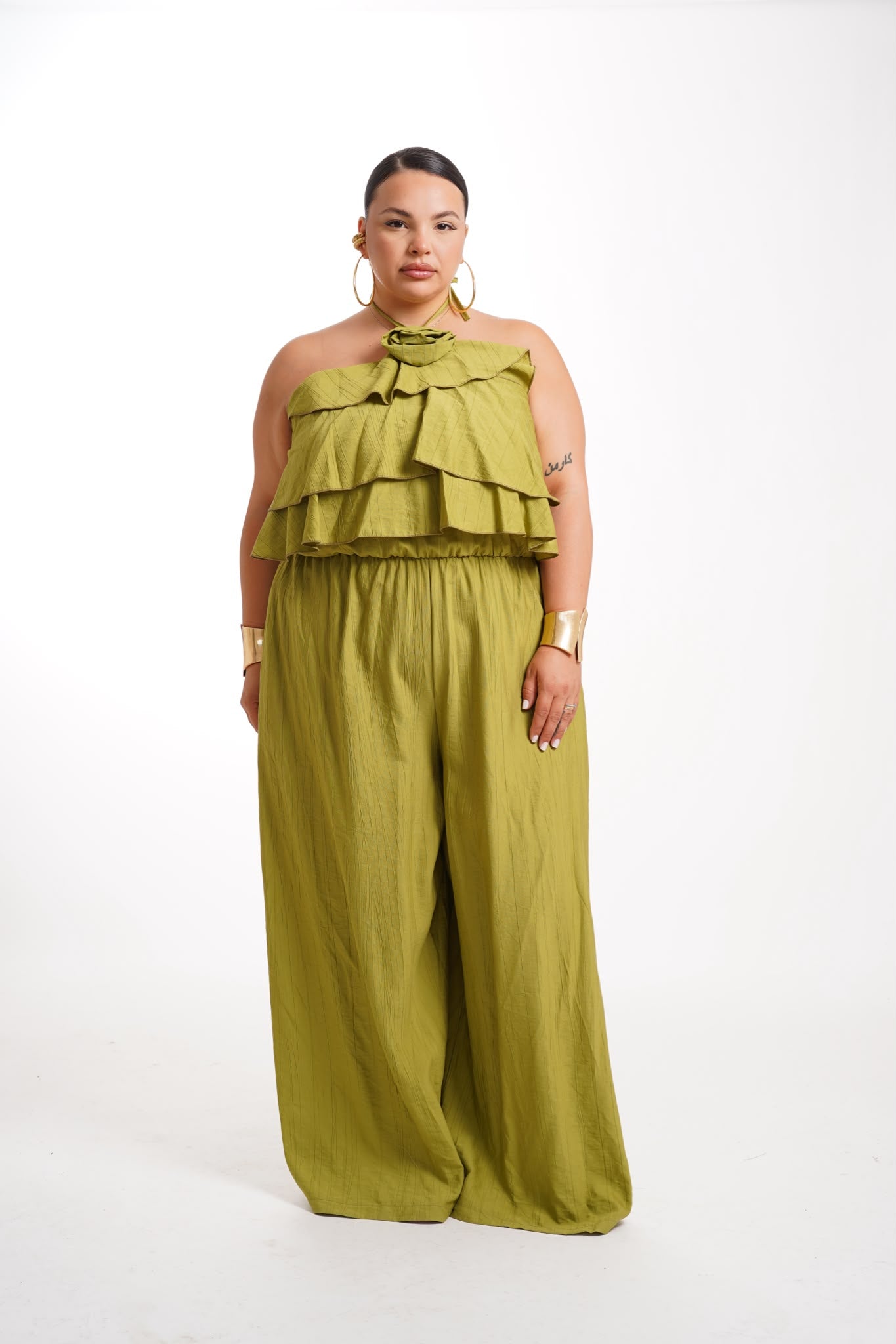 Tuta Roses Verde
