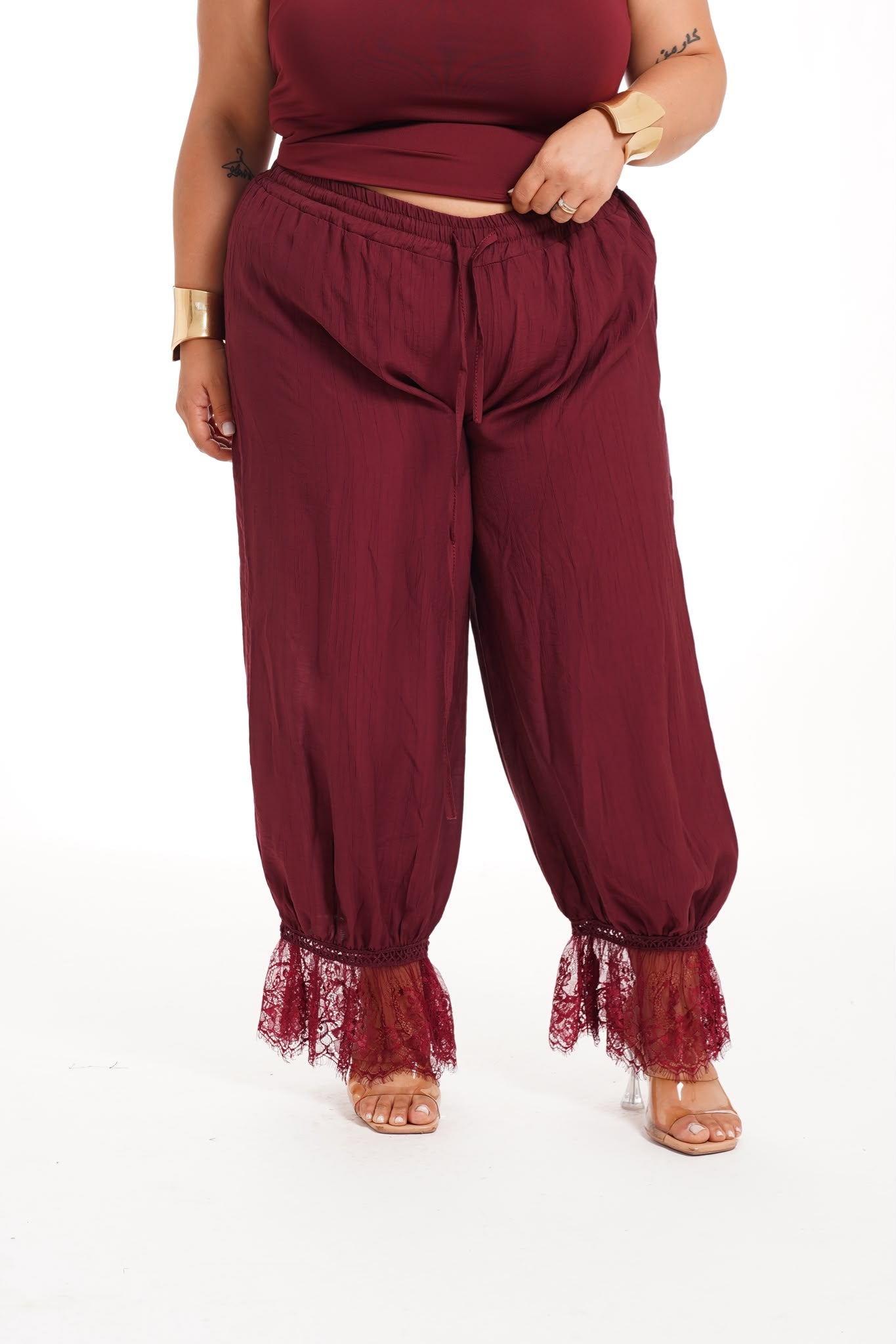 Pantalone Easy Pizzo Bordeaux