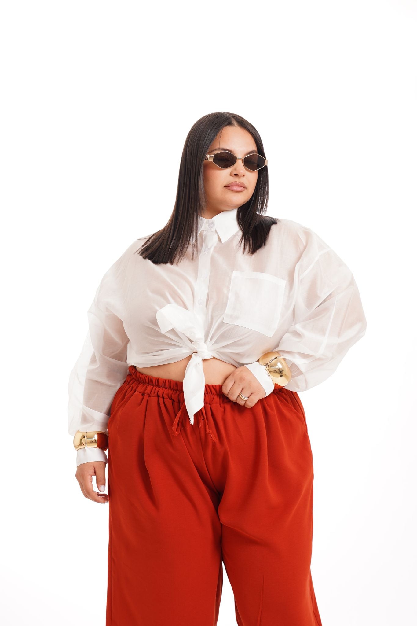 Camicia Velata Kikka Bianco