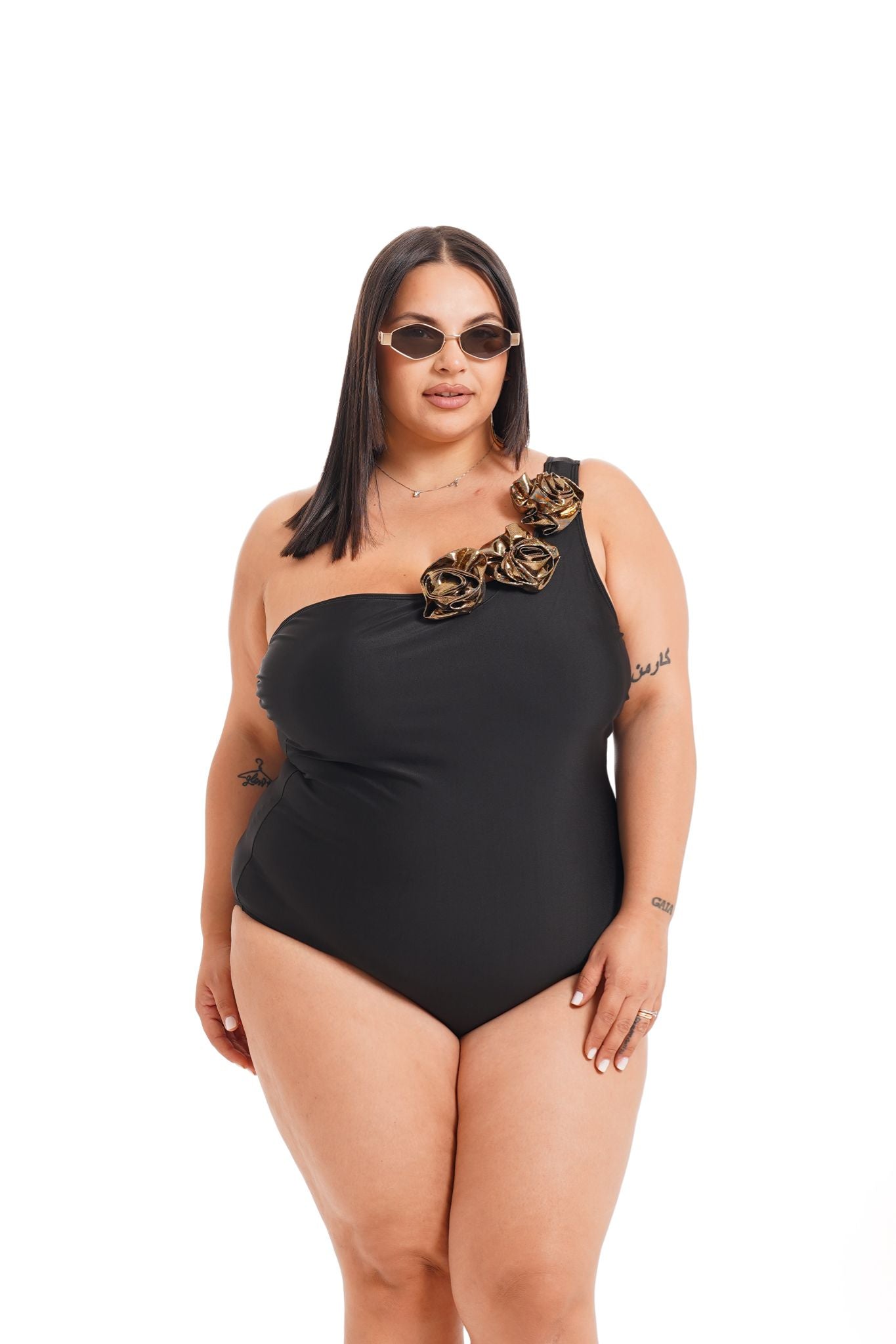 Costume Interi Rose Gold Nero