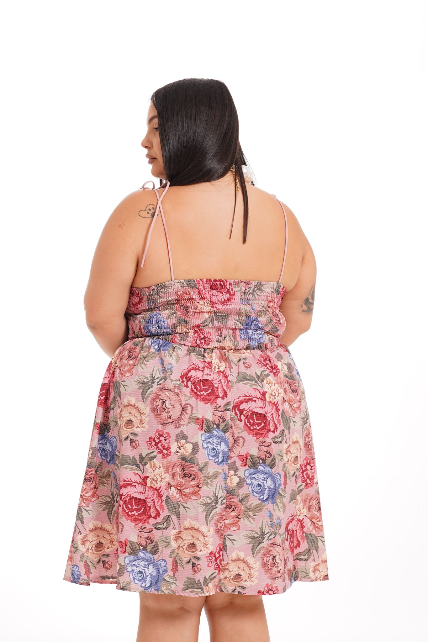 Dress Flower Bambolina Rosa
