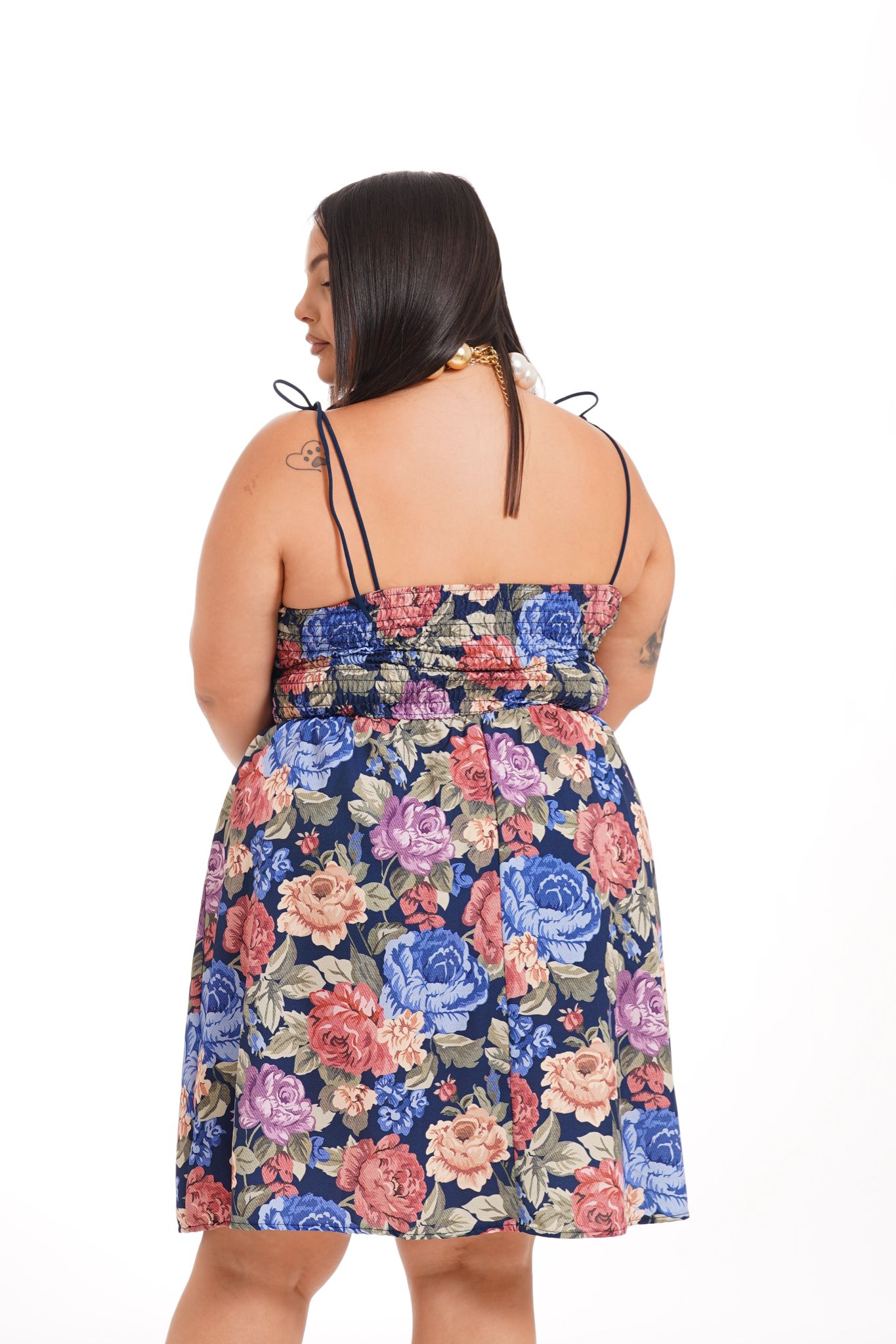 Dress Flower Bambolina Blu