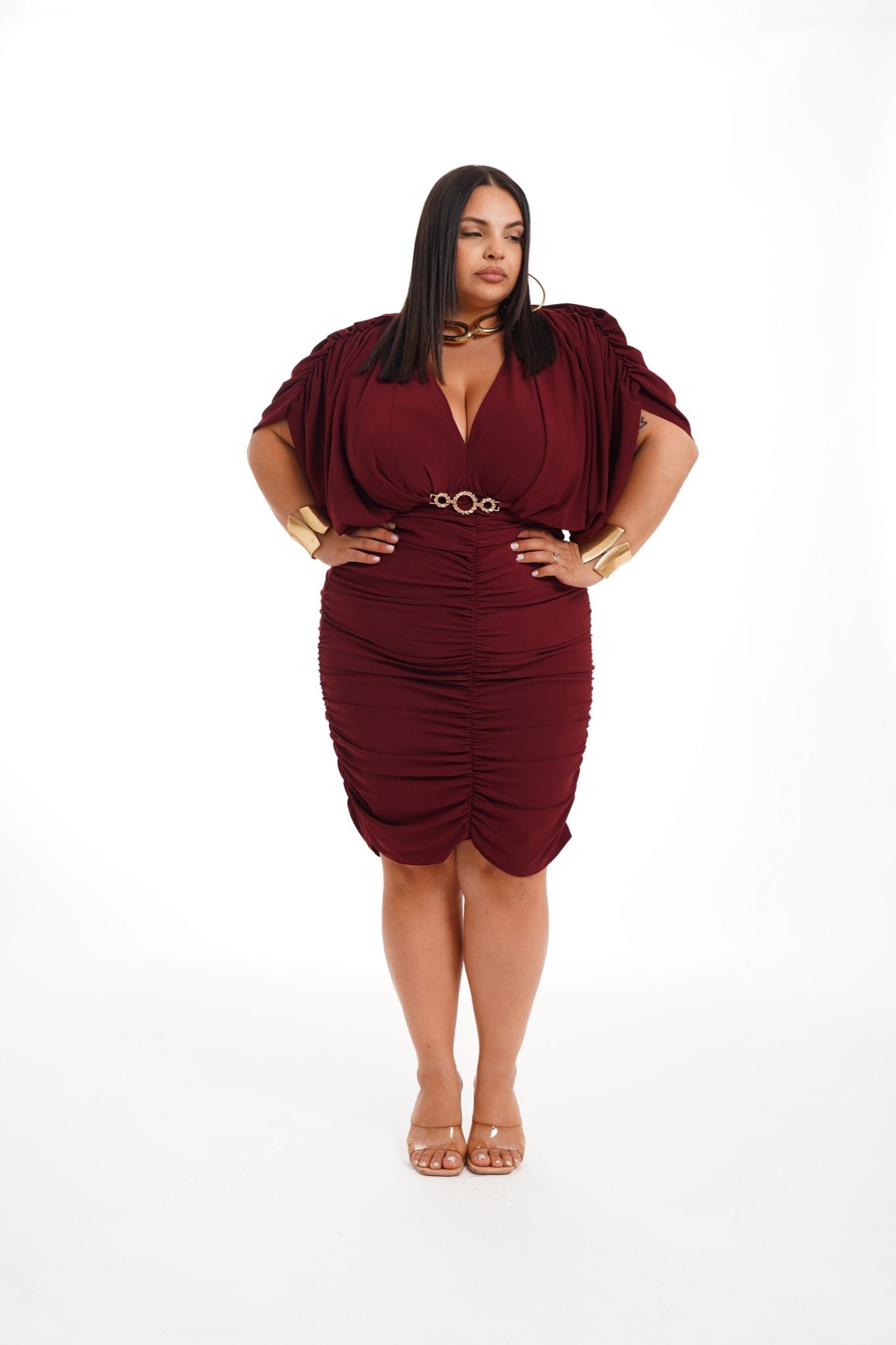 Dress Costa Bordeaux