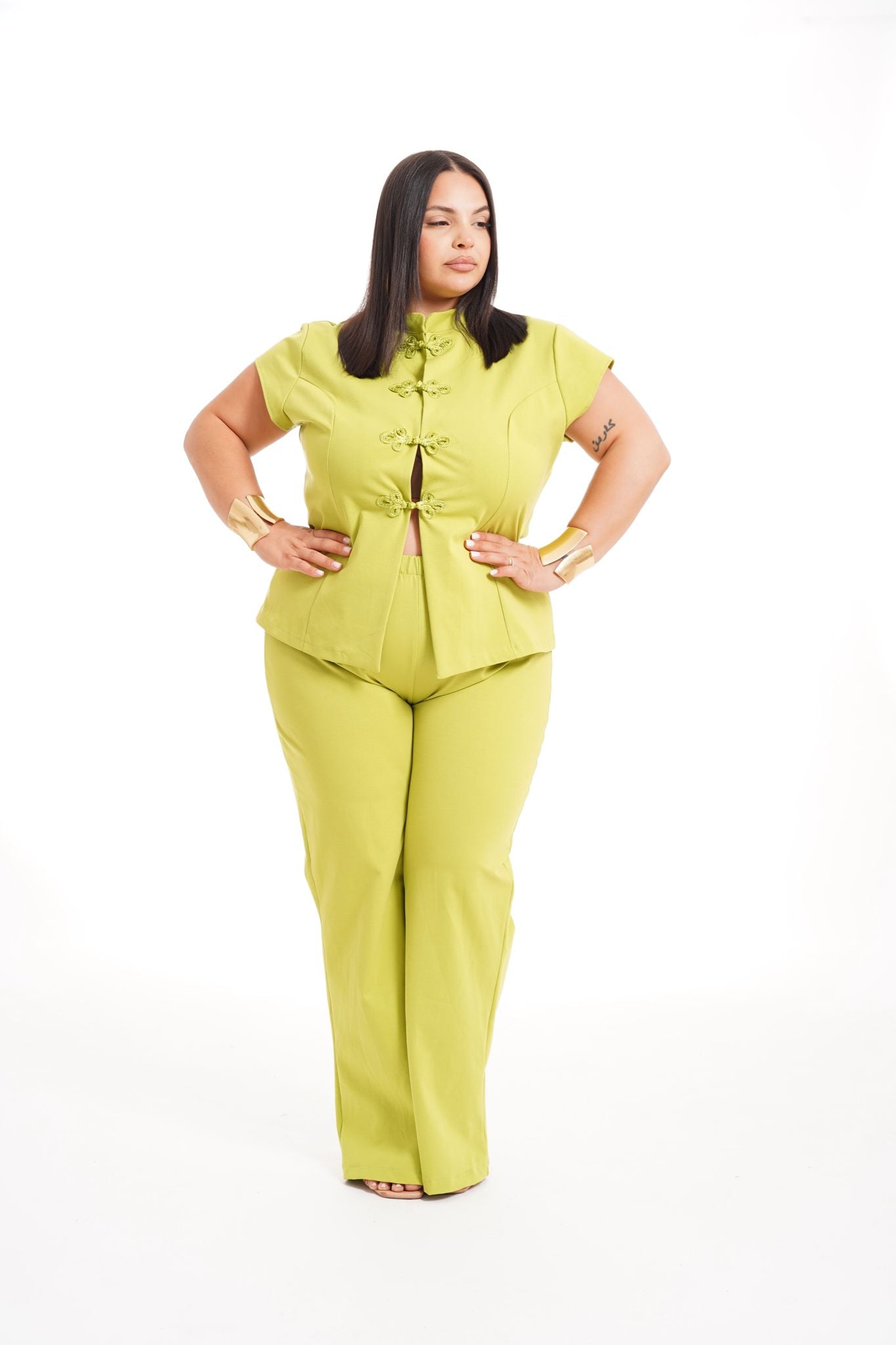 Tailleur Nicole Verde Acido