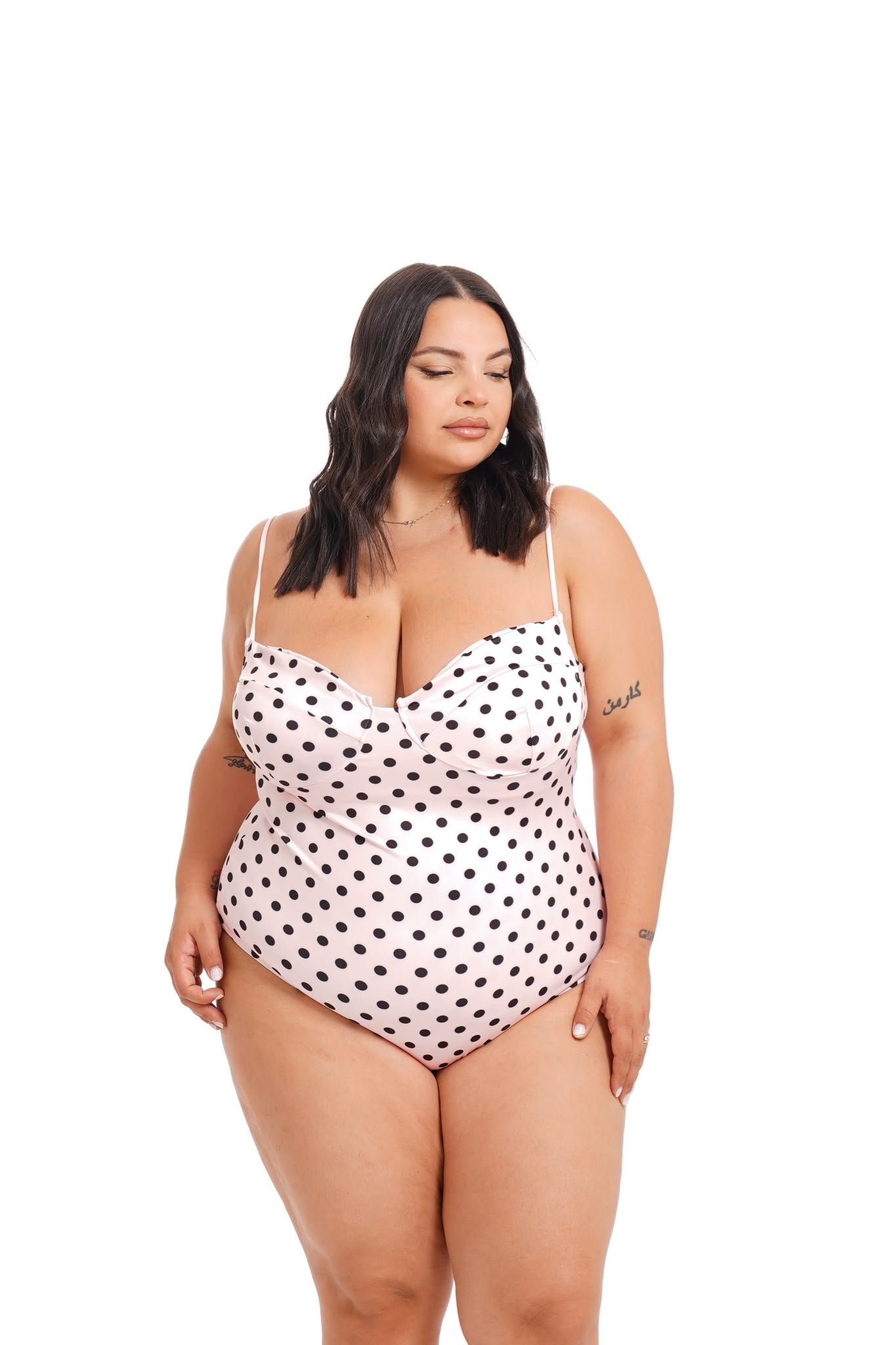 Costume Nizza Pois Rosa